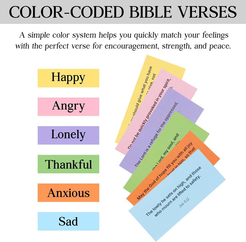 DINIZON 150 Pcs Christian Bible Verses Box, Easter Gifts for Catholic Men Women, Read This When Bible Verses Jar For Daily Encouragement, Catholic, Bible Gifts for Women, Easter Stocking Stuffer for Kids - Image 3